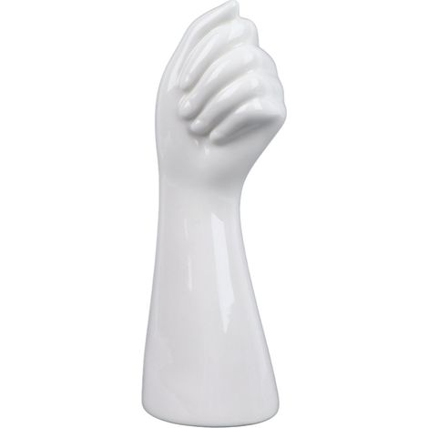 Vase décoratif en céramique en forme de main humaine, objet de décoration créatif pour le salon. (1/5)