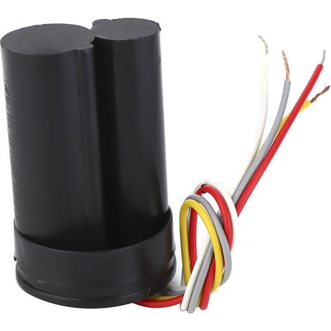 Condensateur de démarrage double 450 V 12 µF 5 µF pour machine à laver / accessoire de pompe auto-amorçante
