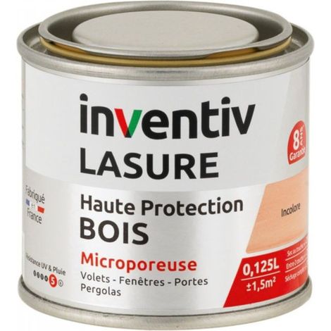 Lasure Bois Incolore 8 Ans - INVENTIV (0,125 L)