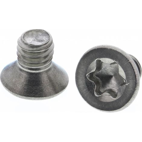 Vis de sécurité inviolable, M4, tête Fraisée, en Acier Inoxydable A2 304 ( Prix pour Sachet de 50 )