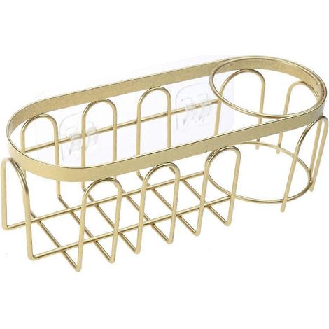 Support de rangement pour éponges à ventouses puissantes, égouttoir, porte-brosse à lingettes (1/4)