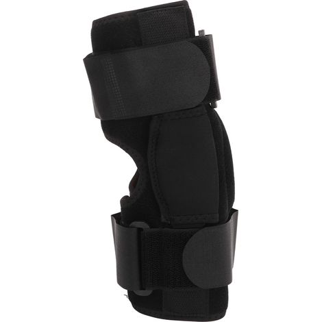 Sport-Knieschoner mit herausnehmbarem und faltbarem Silikonpolster, sturzsicher, für Radfahren und Basketball, schwarz und rot, Größe M (1/4)