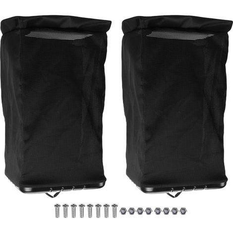 Sac à herbe noir de remplacement, 2 pièces, pour tracteurs de pelouse L105 L107 L108 L110 L111 L118 L120 L130, receveur AM122416. (1/4)