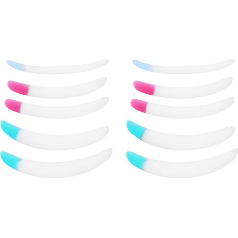5 Paires de Coussinets de Perming Cils en Silicone Doux - Outil pour Recourber les Cils - Taille S/M/L (1/5)