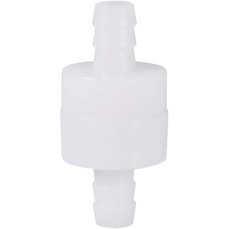 Clapet Anti-Retour en Plastique de 6mm / 8mm / 10mm avec Valve Anti-Retour à Sens Unique pour Eau, Carburant, Liquide, Air (1/5)