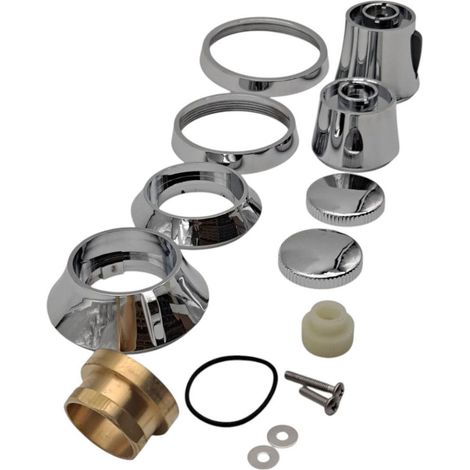 Set esterno per miscelatore 5 vie cromo per box doccia Jacuzzi 431161760 (1/2)