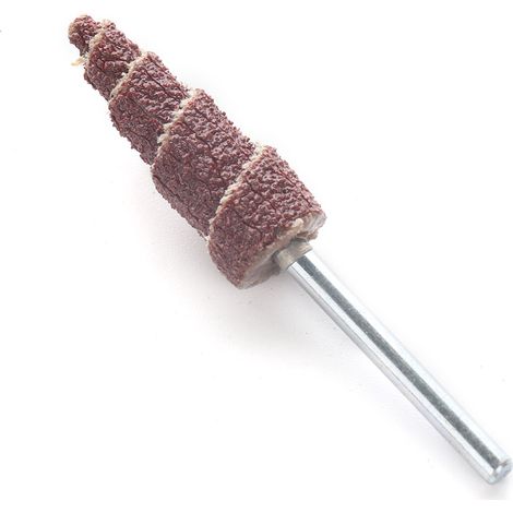 Lot de 10 Meules Lamellaires Coniques 10mm pour Ponçage, Ébavurage, Polissage et Décapage de Rouille (1/5)