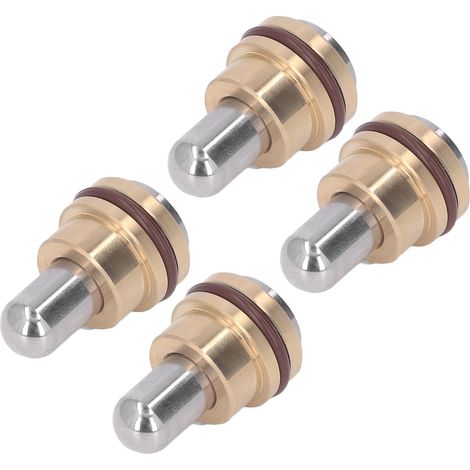 Lot de 4 poussoirs de commande pour joystick, en alliage d'acier et laiton, avec joint en caoutchouc étanche, compatibles avec Cat E307 (1/5)