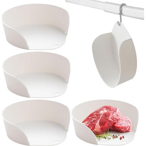 Récipients pour la préparation des aliments Planche à découper avec plateau pour conteneurs de repas. set 5 pièces accessoires cuisine pour vaisselle fruits légumes desserts snack rangement (1/5)