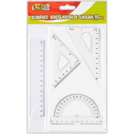 Penmate Zeichenset mit 15-cm-Lineal