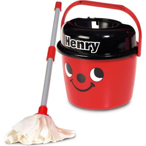 Balai et seau Numatic Little Helper Little Henry rouge