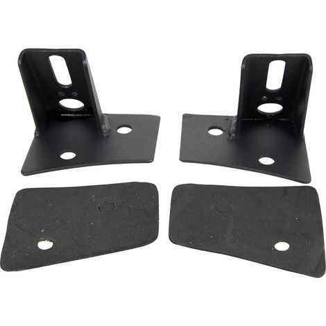 Soporte de luz de trabajo LED de 2 piezas, montaje en parabrisas superior - Kit de soporte de montaje en pilar A para Wrangler JK 07-17 (1/5)