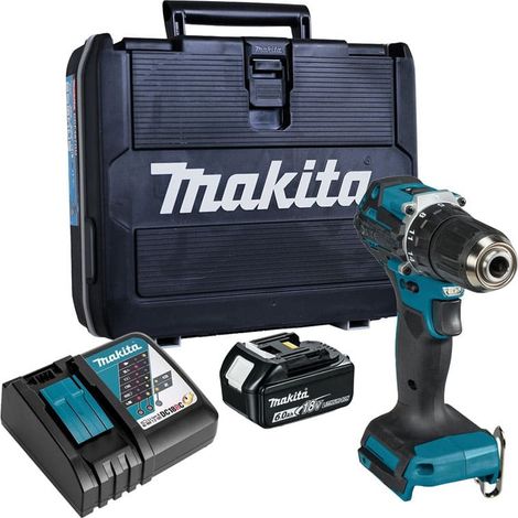 Trapano avvitatore 18V LXT (1x6,0 Ah) in valigetta nera con organizer - MAKITA DDF487RG