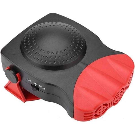 Ventilateur Chauffage Voiture 12V 150W Céramique Rouge Dégivrage Pare-Brise Chauffage Auto