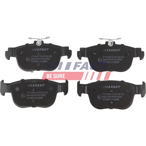 Pastiglie freno rapide FT10182 POSTERIORI SENZA sensore