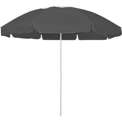 Parasol de plage Anthracite 240 cm 2 (1/5)