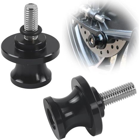 Par de accesorios para motocicleta M8 para KAWASAKI Z650 Z900 Z800 Z1000SX, soporte de montaje para deslizadores de basculante negro, soporte de basculante para VERSYS 650 ER6N Ninja 650 400 1000 ZX6R
