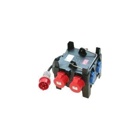 Distribuitore di corrente portatile IP44 2 prese 16A