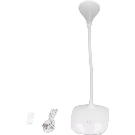 Berührungsgesteuerte LED-Schreibtischlampe, USB-Akkubetrieb, 3 Beleuchtungsmodi, flexibler Winkel, für Kinder, Schüler, Studentenwohnheime, Schlafzimmer (1/5)