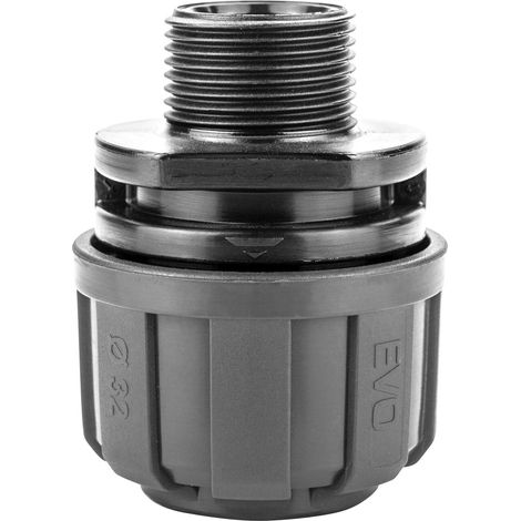 Connecteur tube composite ø32 x 1"1/4G pour réseau d'air comprimé - KR 7088 - CLAS Equipements