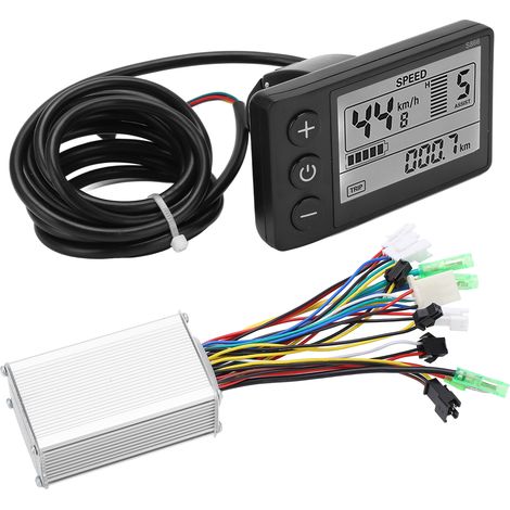 Kit de contrôleur de moteur sans balais pour vélo électrique avec écran LCD 866, 36 V/48 V, 250 W/350 W, 15 A (1/5)