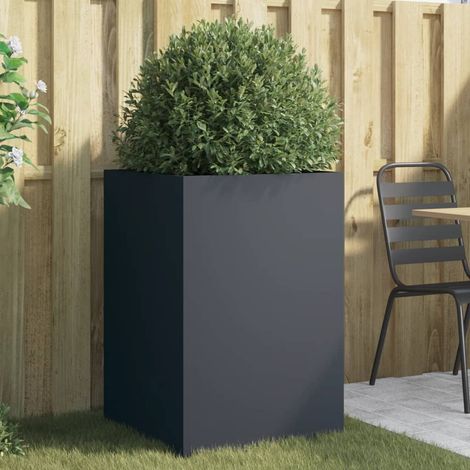Jardinière anthracite 52x48x75 acier laminé à froid (1/5)