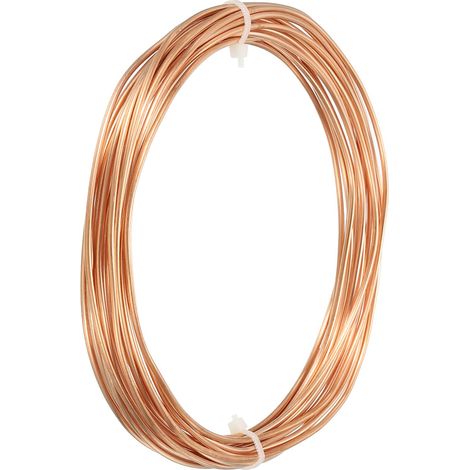 0,8mm x 1,8mm Long 6,0 M Réfrigérateur Cuivre Tuyau Flexible Tube pour Compression, Air Conditionneur Air Assist (1/5)