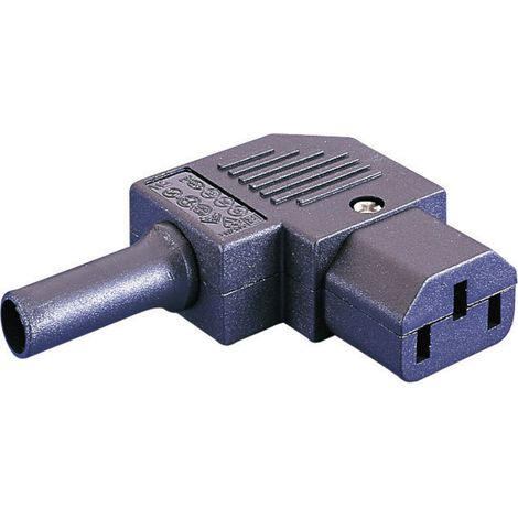 Bulgin PX0587/SE Kaltgeräte-Steckverbinder PX Buchse, gewinkelt Gesamtpolzahl: 2 + PE 10 A Schwarz 1