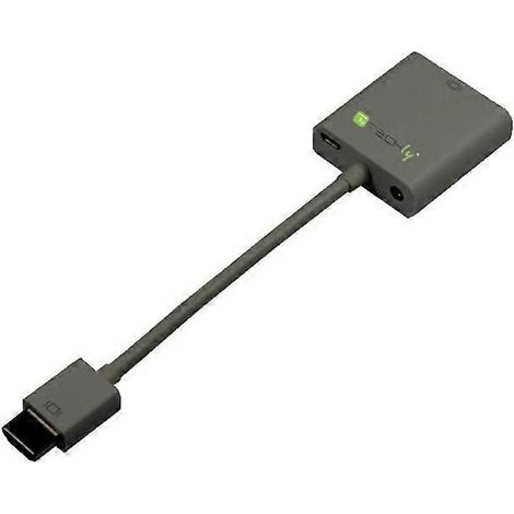 Adaptateur convertisseur HDMI vers VGA avec interface micro USB et audio (1/5)