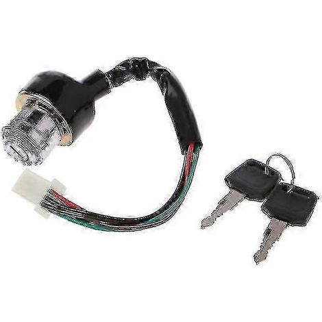 Composants électriques pour contacteur à clé d'allumage compatibles avec les quads et motos tout-terrain (VTT) de 50/90/110 cm³