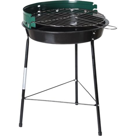 Barbacoa de carbón redonda con rejilla regulable Ø35 cm Modelo Picnic
