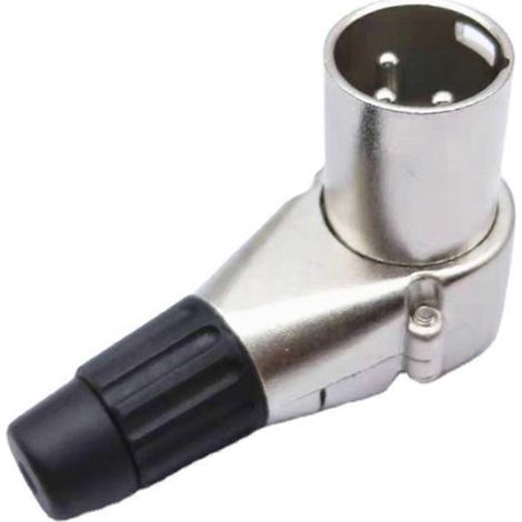 10 connecteurs XLR mâles/femelles à 3 broches pour microphone, connecteurs XLR réglables à 90 degrés, durables. (1/5)
