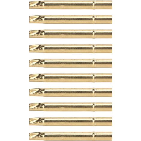 Capuchon de Protection pour Aiguille de Test en Laiton Doré, Diamètre 3.55 mm, Longueur 34 mm (1/5)