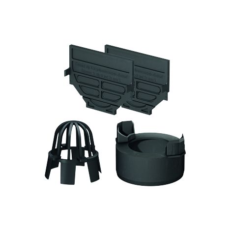 ACO Zubehörset Hexaline 2.0 Anschluss DN 100 schwarz Zubehör Drainage (1/4)