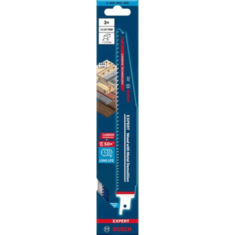 BOSCH S1167XHM (pkt of 3) EXPERT Heavy Metal 150mm