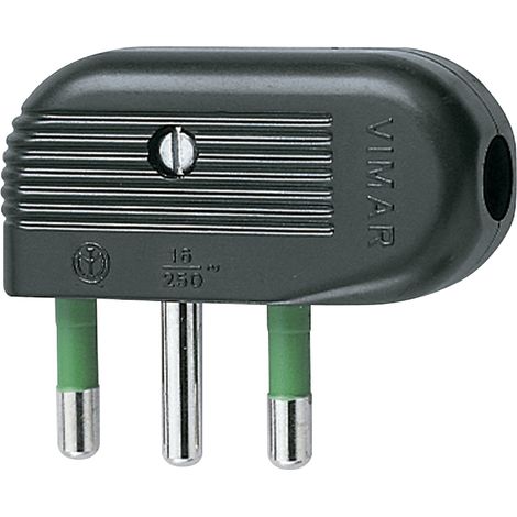 VIMAR - 01043 Spina 2P+T 16A 90° nero