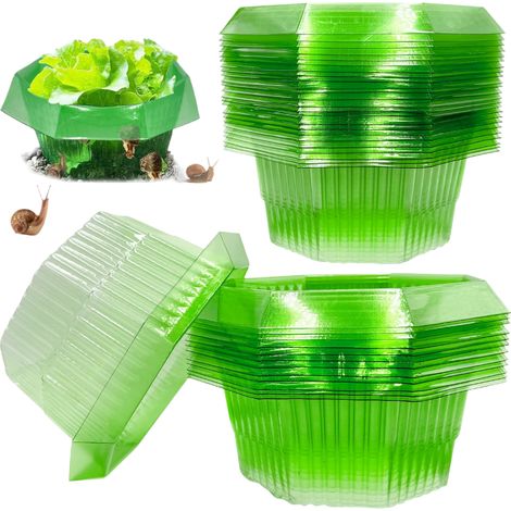 Collare Protettivo per Piante Anti-Lumaca in Plastica 20 pz (1/5)