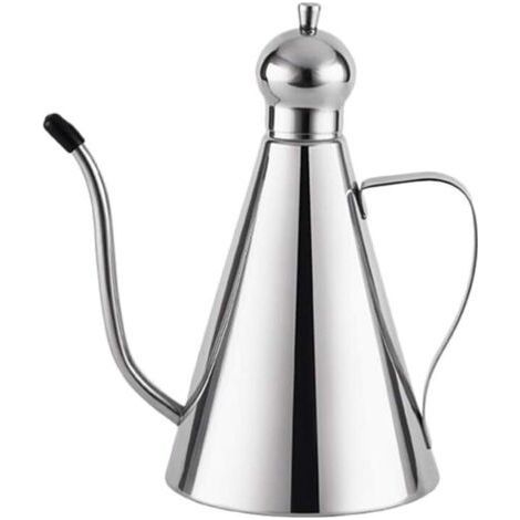 Anti-Drip Tin Oil Cruet/Bottle/Stainless Steel Olive Oil Dispenser with Oil (500ml) (1/5)