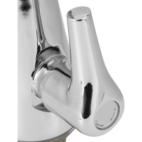 Robinet en cuivre à filetage G1/2 avec sortie d'eau chaude et froide et rotation à 360° pour bac à légumes de cuisine (1/5)