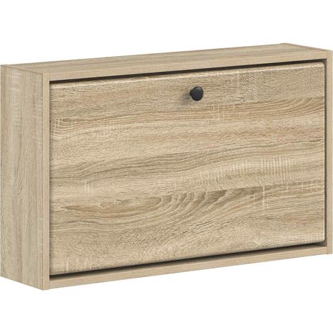 Wall-Mounted Shoe Cabinet BREDA 71 x 17 x 43 cm Engineered Wood vidaXL (1/5)