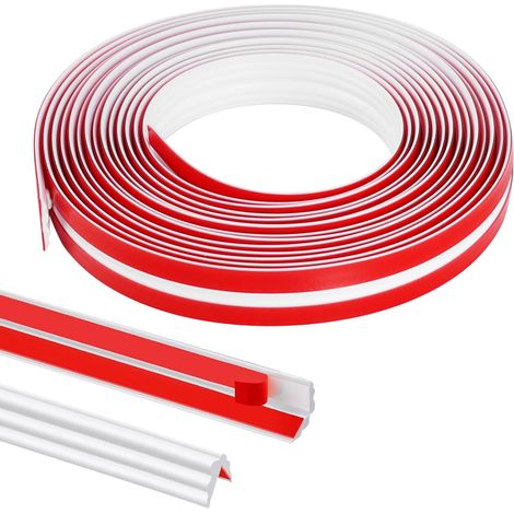 Moulure Murale Autocollante, DéCorative, DéCorative, Flexible, Autocollante, Convient Pour Portes, FenêTres, Murs Et Sols, 6 M X 2 Cm (1/5)