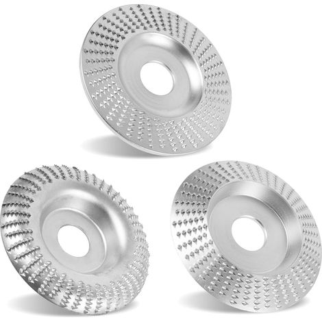 Wood Disc Grinder for Grinding 125 x 22 mm, 3 Pieces Grinding Discs for Shaping Grinding and Cutting Wheels for Angle Grinder Wood Carving Disc (1/5)