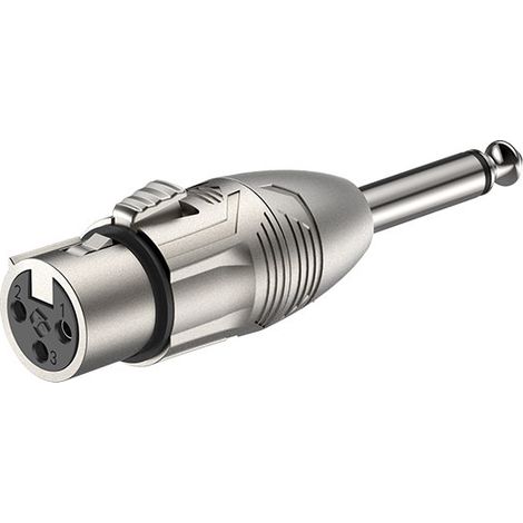 Conector XLR reductor - Conector mono jack de 6,3 mm RA2XFJM (1/3)