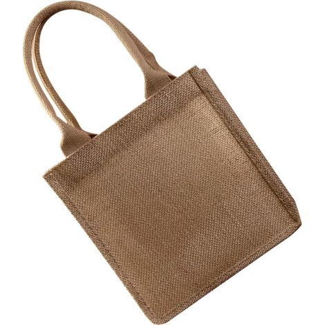 cabas réutilisable en jute avec anse Sac de courses