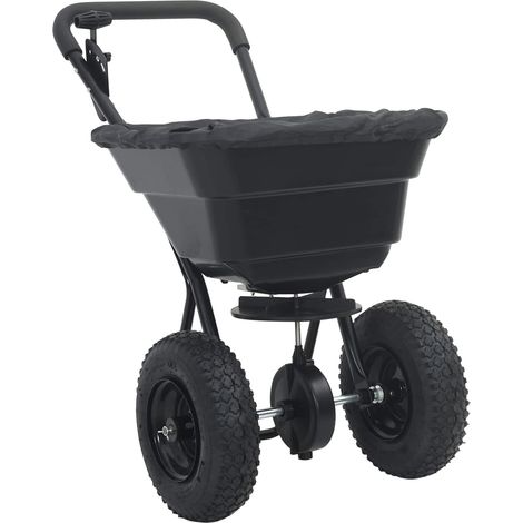 Spreader Black 53 x 81.5 x 78 cm PVC and Steel vidaXL (1/5)