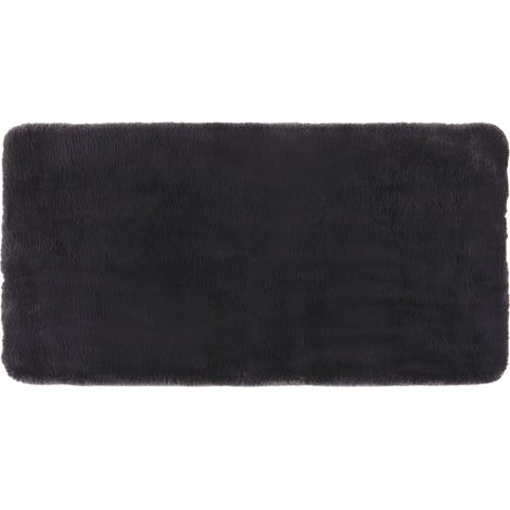 VIVARAISE - Tapis Vivaraise Eddy en polyester effet fourrure - Ombre - 70 x 140 cm (1/5)
