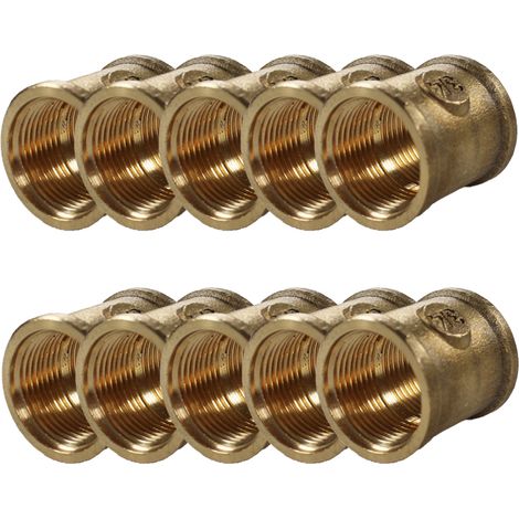 Lot de 10 Manchons Femelle Femelle "Série Forte" Égal 3/4" (20/27) - Arcanaute (1/3)