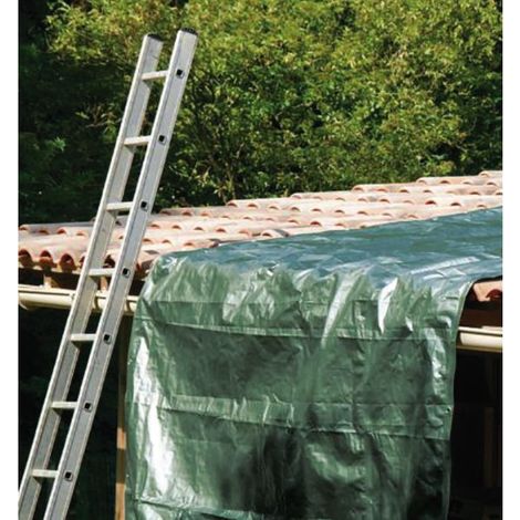 Bâche De Protection Bois Marron 140gsm Protection Robuste Et Durable Pour Bois De Chauffage - Générique