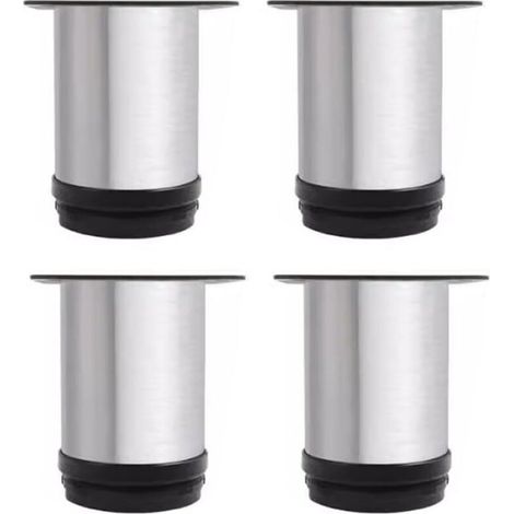 Pieds réglables - pieds de meubles - pieds de table - pieds de meubles - hauteur réglable 0-15 mm - 4 pièces - hauteur 120 mm (1/5)