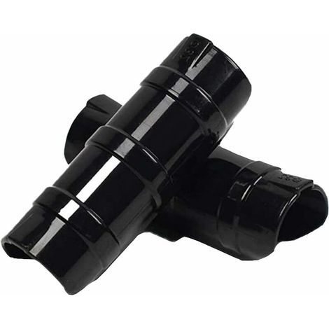 24 Pcs Bâtiments De Jardin Tube Clip PC Serre Cadre Pinces De Tuyau Tube Film Clip pour Serre Bannière Cadre Abris Noir 19Mm (1/4)